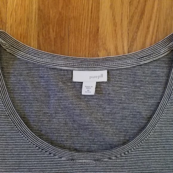 J Jill Long sleeve asymmetrical t-shirt - Picture 2 of 6